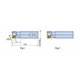 TE90AN-11  90° End mills with four helical cutting edges of double-sided inserts AN 11 - Big-tools Industrial Supply Tools for Metal Cutting